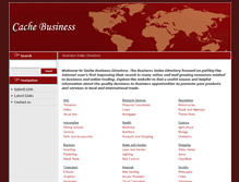 Tablet Screenshot of cachebusiness.com